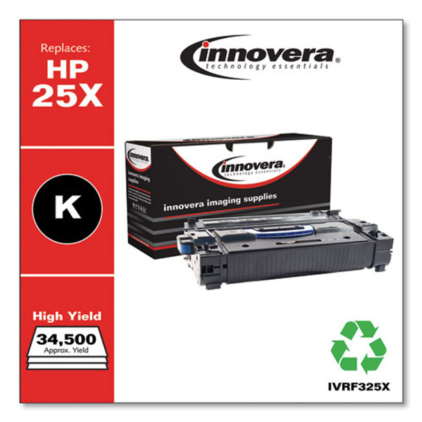 Remanufactured Black High-yield Toner Cartridge, Replacement For Hp 25x (cf325x), 34,500 Page-yield