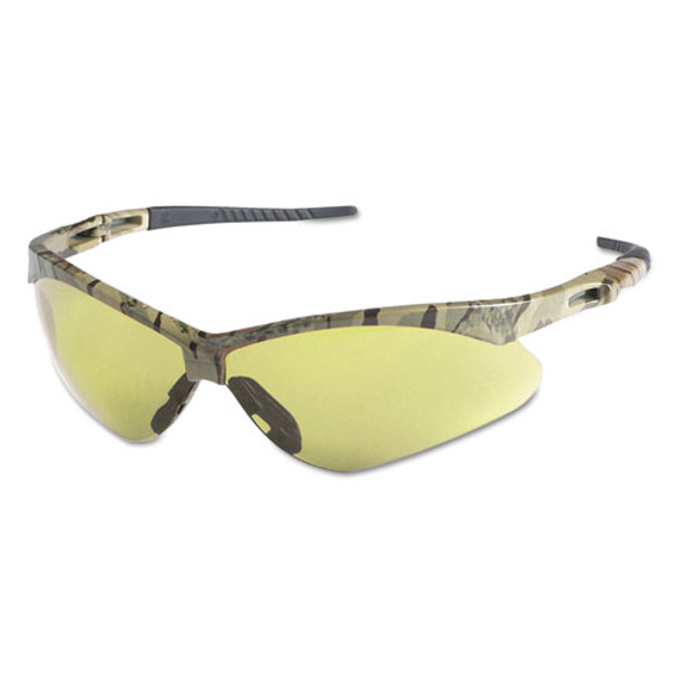 Nemesis Safety Glasses, Camo Frame, Amber Anti-fog Lens