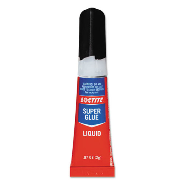 Super Glue Liquid Tubes, 0.07 Oz, Dries Clear, 2/pack