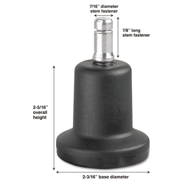 High Profile Bell Glides, B Stem, 110 Lbs/glide, 5/set