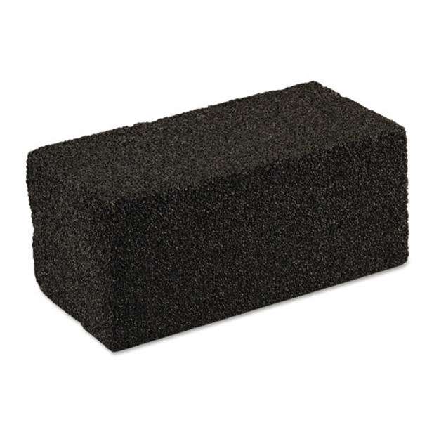 Grill Cleaner, Grill Brick, 4 X 8 X 3.5, Black, 12/carton