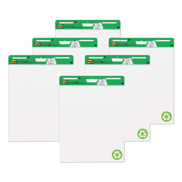 Self-stick Easel Pads, 25 X 30, White, 30 Sheets, 6/carton