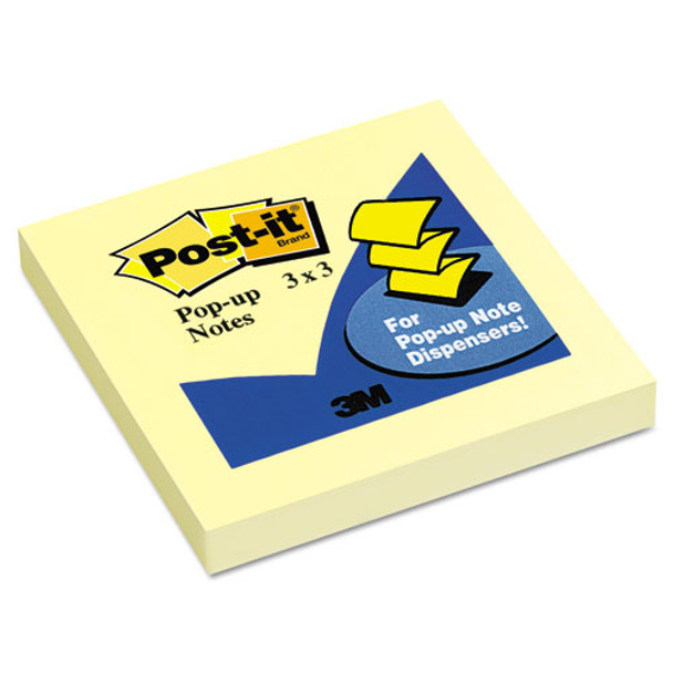 Original Canary Yellow Pop-up Refill, 3 X 3, 12/pack