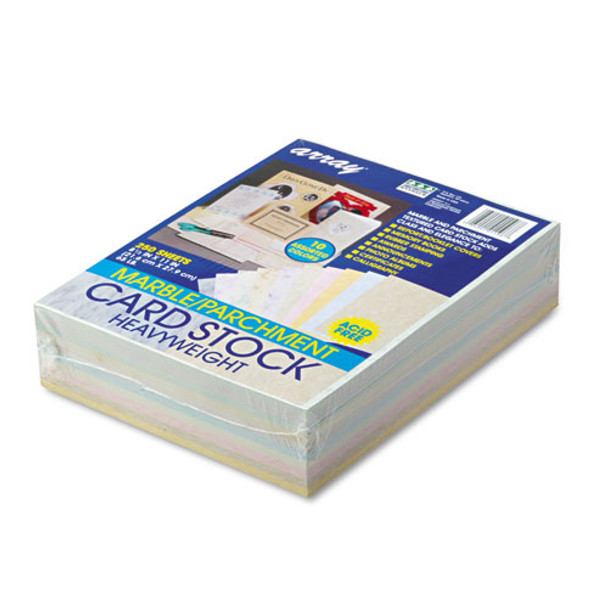 Array Card Stock, 65lb, 8.5 X 11, Assorted, 250/pack - IVSPAC101196