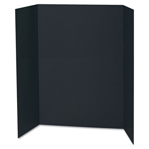 Spotlight Corrugated Presentation Display Boards, 48 X 36, Black, 24/carton