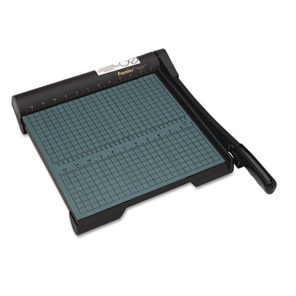 The Original Green Paper Trimmer, 20 Sheets, Wood Base, 12 1/2"x 12"