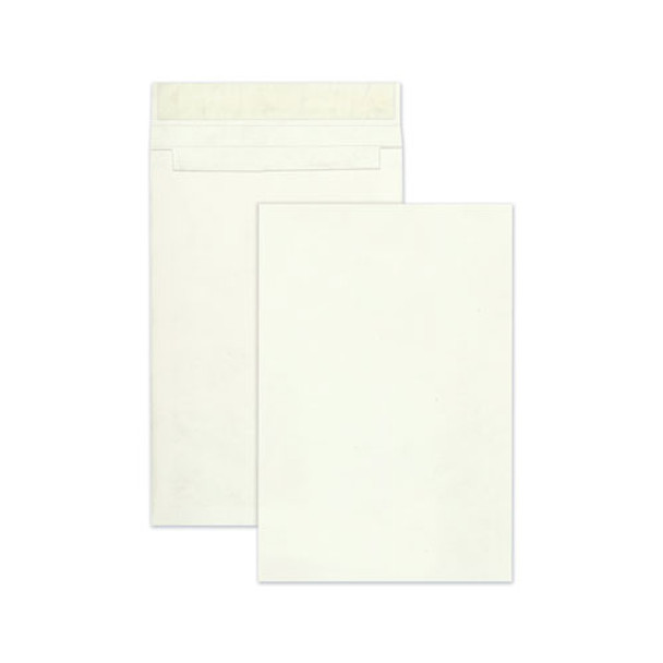 Open End Expansion Mailers, Dupont Tyvek, #15 1/2, Cheese Blade Flap, Redi-strip Closure, 12 X 16, White, 25/box