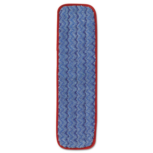 Microfiber Wet Mopping Pad, 18 1/2" X 5 1/2" X 1/2", Red