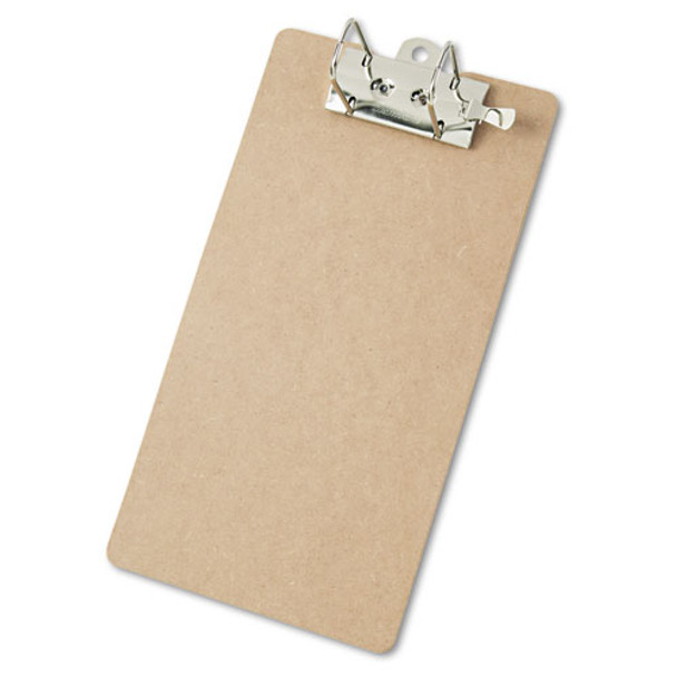 Recycled Hardboard Archboard Clipboard, 2" Clip Cap, 8 1/2 X 14 Sheets, Brown