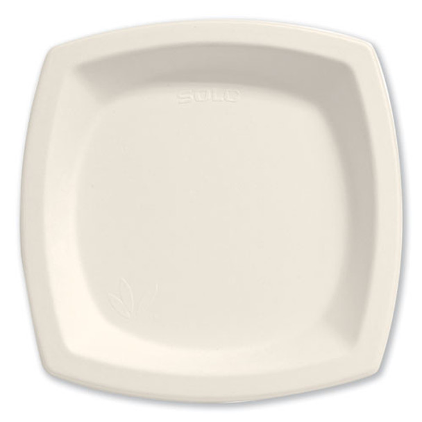 Bare Eco-forward Sugarcane Dinnerware, 6 7/10" Plate, Ivory, 125/pk