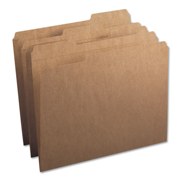 Heavyweight Kraft File Folders, 1/3-cut Tabs, Letter Size, 17 Pt. Kraft, 50/box