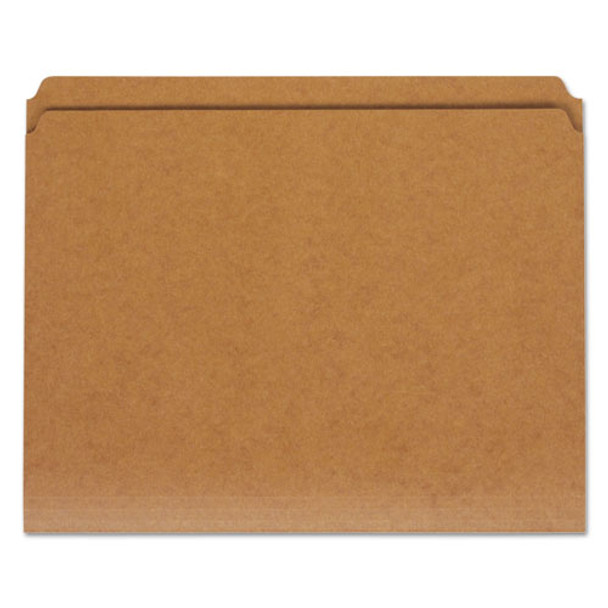 Reinforced Kraft Top Tab File Folders, Straight Tab, Letter Size, Kraft, 100/box