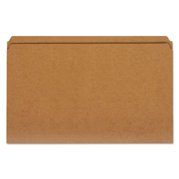 Reinforced Kraft Top Tab File Folders, Straight Tab, Legal Size, Kraft, 100/box