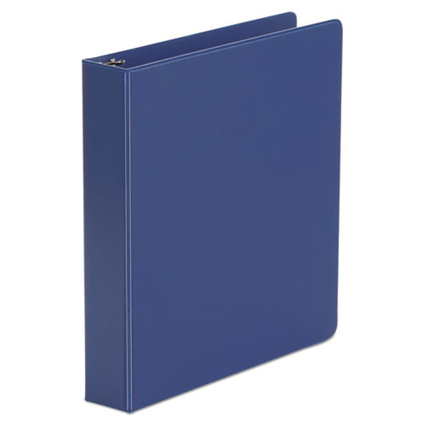 Economy Non-view Round Ring Binder, 3 Rings, 1.5" Capacity, 11 X 8.5, Royal Blue