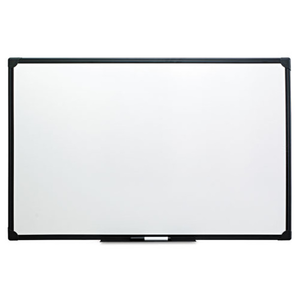 Dry Erase Board, Melamine, 48 X 36, Black Frame