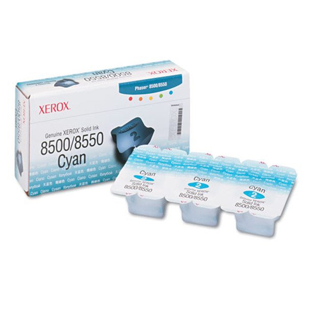 108r00669 Solid Ink Stick, 1033 Page-yield, Cyan, 3/box