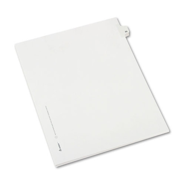 Preprinted Legal Exhibit Side Tab Index Dividers, Allstate Style, 10-tab, 23, 11 X 8.5, White, 25/pack