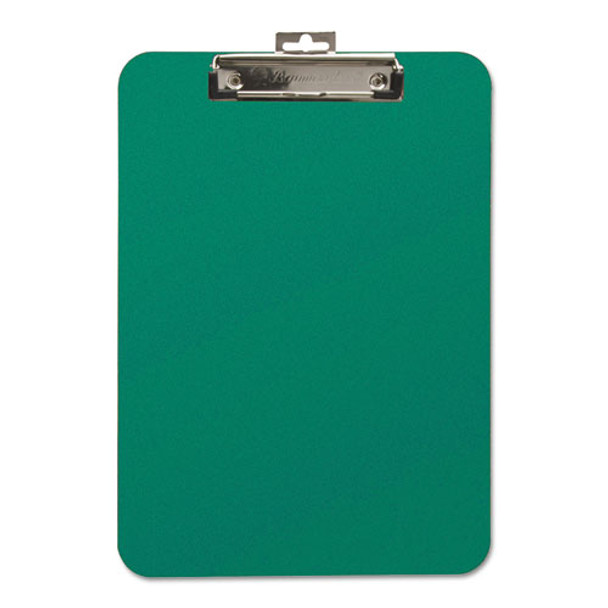 Unbreakable Recycled Clipboard, 1/4" Capacity, 9 X 12 1/2, Green