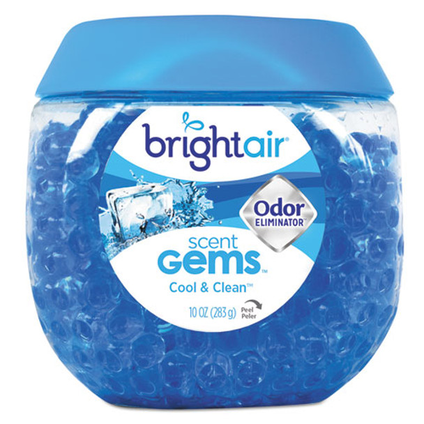 Scent Gems Odor Eliminator, Cool And Clean, Blue, 10 Oz Gel