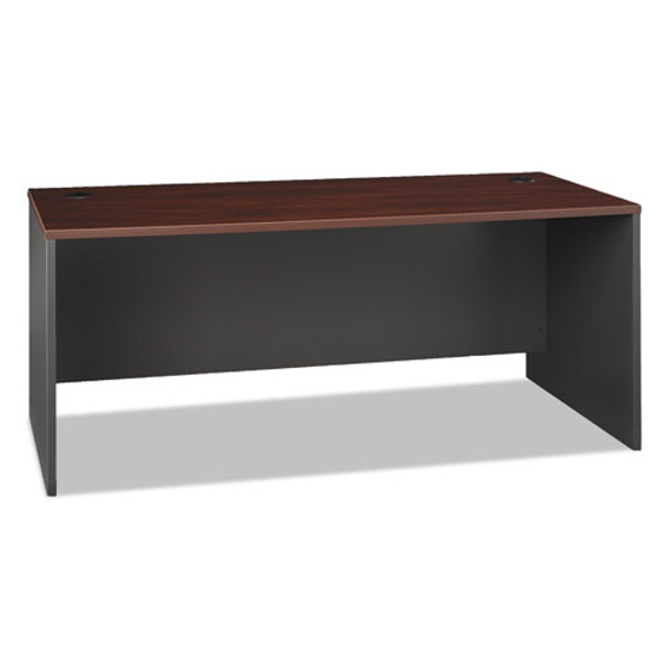 Series C Collection 72w Desk Shell, 71.13w X 29.38d X 29.88h, Hansen Cherry/graphite Gray