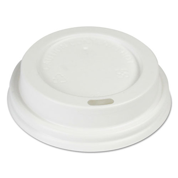 Hot Cup Lids, Fits 8 Oz Hot Cups, White, 1000/carton