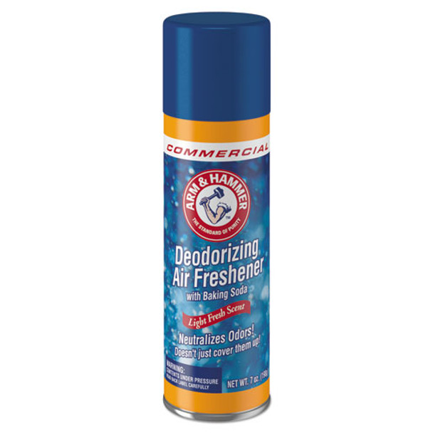 Baking Soda Air Freshener, Light Fresh, 7 Oz Aerosol, 12/carton