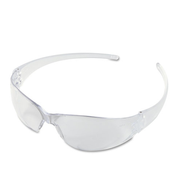 Checkmate Wraparound Safety Glasses, Clr Polycarbonate Frame, Coated Clear Lens - IVSCRWCK110BX