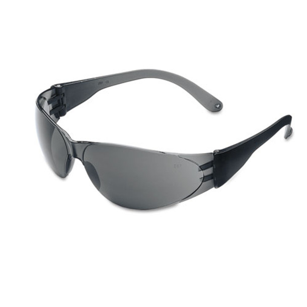 Checklite Scratch-resistant Safety Glasses, Gray Lens - IVSCRWCL112BX