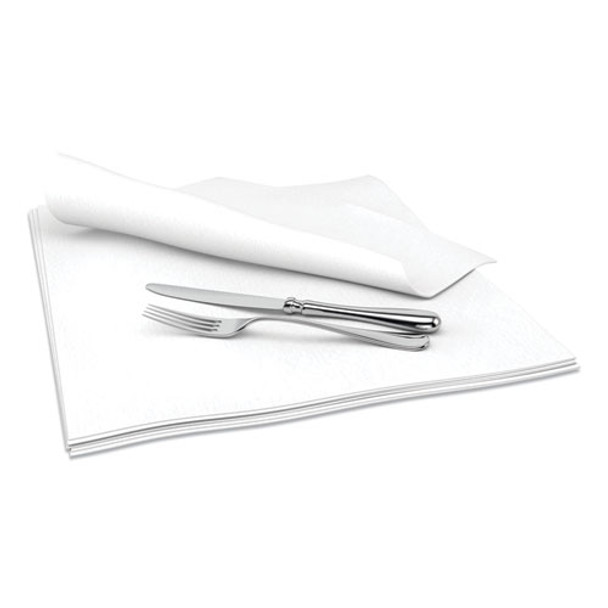 Select Dinner Napkins, 1-ply, 15" X 15", White, 1000/carton