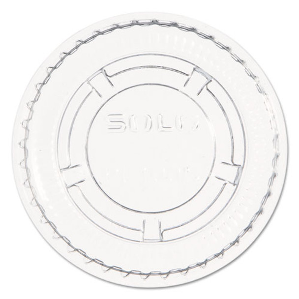 Portion/souffle Cup Lids. Fits .5-1oz Cups, Clear, 2500/carton