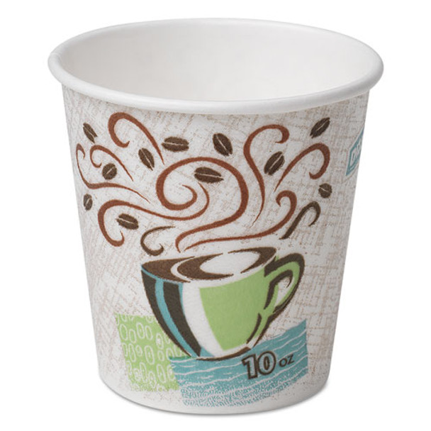 Perfectouch Paper Hot Cups, 10 Oz, Coffee Haze, 1000/carton