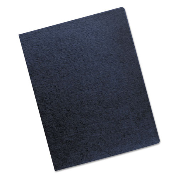 Linen Texture Binding System Covers, 11-1/4 X 8-3/4, Navy, 200/pack