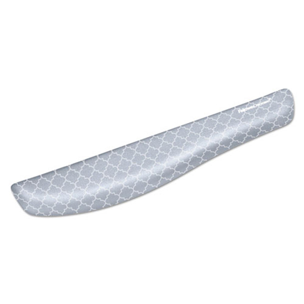 Plushtouch Keyboard Wrist Rest, 18 1/8 X 3 3/16 X 1, Gray/white Lattice