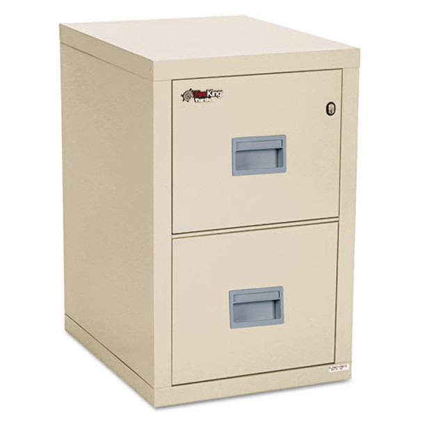 Turtle Two-drawer File, 17.75w X 22.13d X 27.75h, Ul Listed 350 For Fire, Parchment