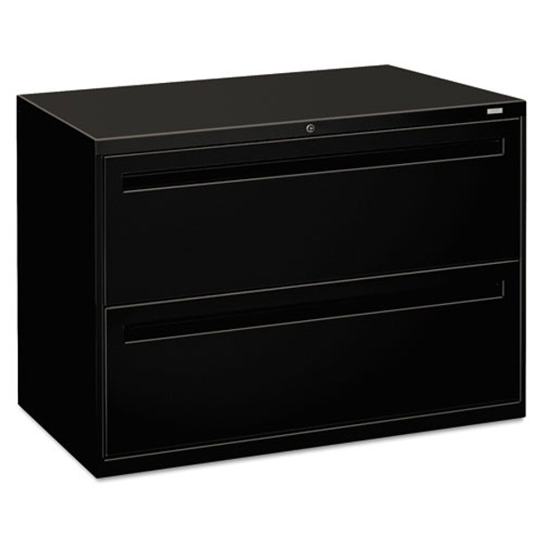 700 Series Two-drawer Lateral File, 42w X 18d X 28h, Black