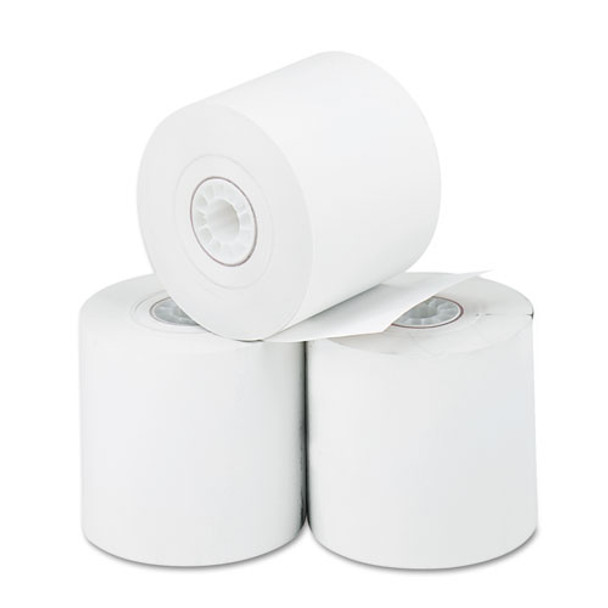 Direct Thermal Printing Thermal Paper Rolls, 2.25" X 165 Ft, White, 3/pack