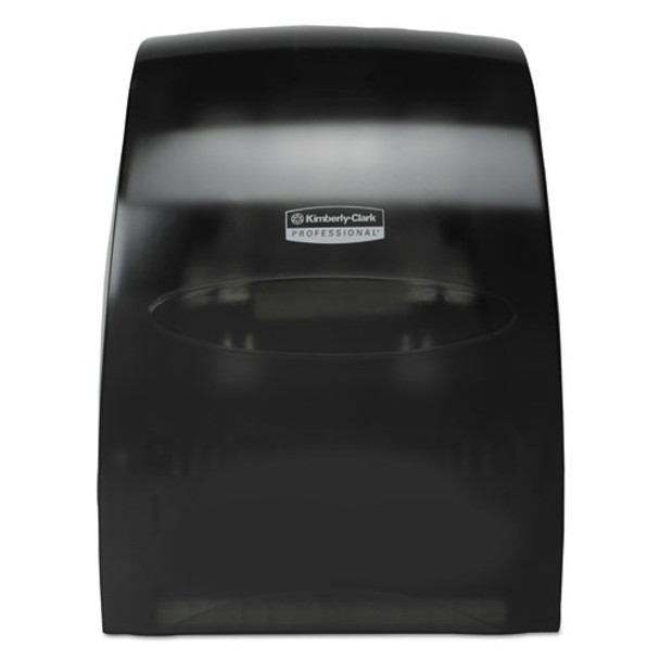 Sanitouch Hard Roll Towel Dispenser, 12 63/100w X 10 1/5d X 16 13/100h, Smoke