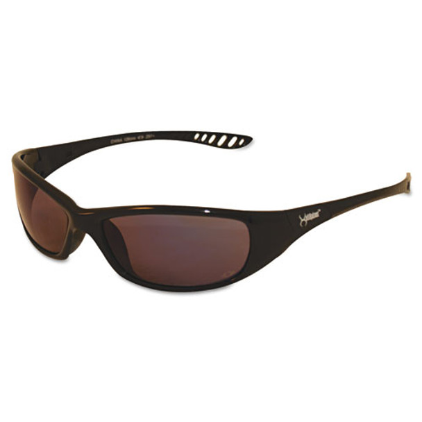 V40 Hellraiser Safety Glasses, Black Frame, Indoor/outdoor Lens