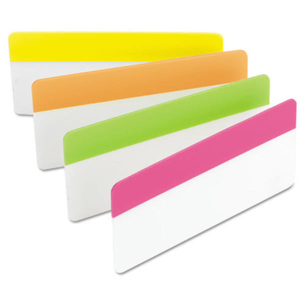 2" And 3" Tabs, 1/3-cut Tabs, Assorted Brights, 3" Wide, 24/pack