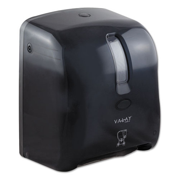 Valay Proprietary Roll Towel Dispenser, 11.75" X 14" X 8.5", Black