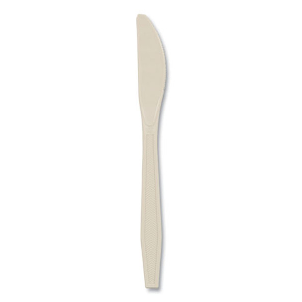 Earthchoice Psm Cutlery, Heavyweight, Knife, 7.5", Tan, 1,000/carton