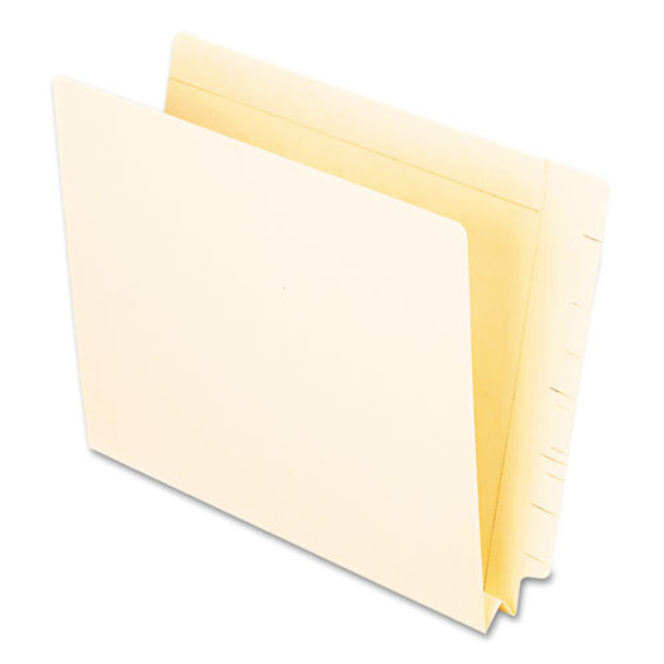 Manila End Tab Expansion Folders, Straight Tab, Letter Size, 50/box