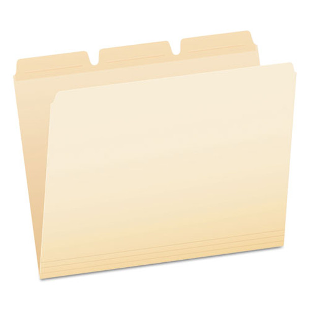 Ready-tab Reinforced File Folders, 1/3-cut Tabs, Letter Size, Manila, 50/pack