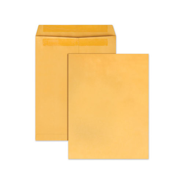 Redi-seal Catalog Envelope, #13 1/2, Cheese Blade Flap, Redi-seal Closure, 10 X 13, Brown Kraft, 100/box