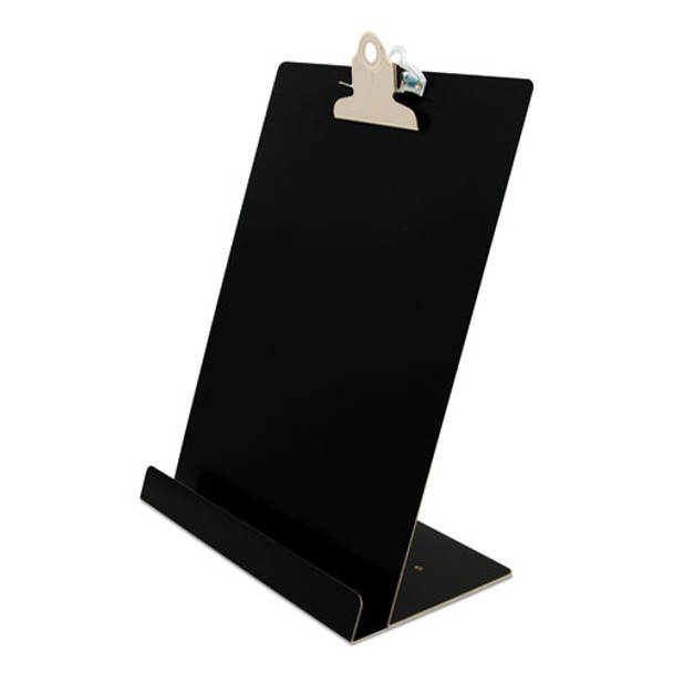 Free Standing Clipboard And Tablet Stand, 1" Clip Capacity, Holds 8.5 X 11, Black
