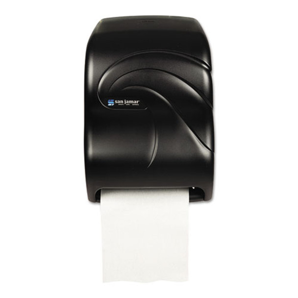 Electronic Touchless Roll Towel Dispenser, 11 3/4 X 9 X 15 1/2, Black - IVSSJMT1390TBK