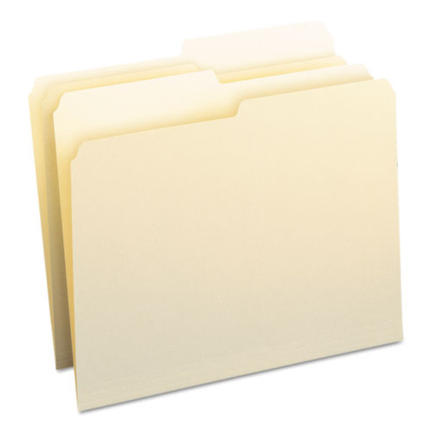 Manila File Folders, 1/2-cut Tabs, Letter Size, 100/box - IVSSMD10320