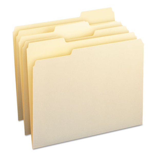 Manila File Folders, 1/3-cut Tabs, Letter Size, 100/box - IVSSMD10330