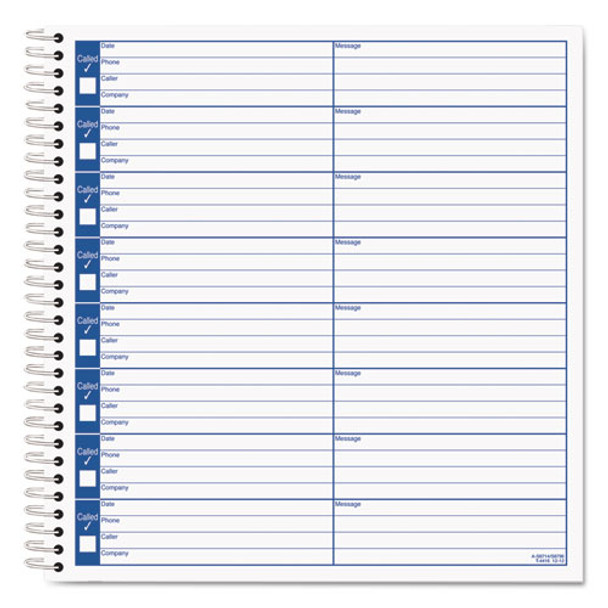 Voice Message Log Books, 8 1/2 X 8 1/4, 800-message Book