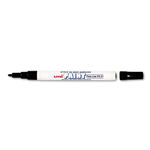 Permanent Marker, Fine Bullet Tip, Black